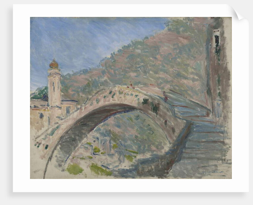 Bridge at Dolceacqua, 1884 by Claude Monet