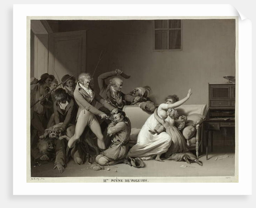 Second Scene of Burglars: The Burglars Arrested, 1810 by Louis Leopold Boilly