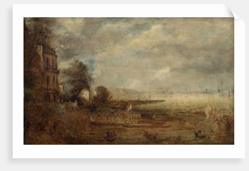 Waterloo Bridge Seen from Whitehall Stairs, c.1829 by John Constable