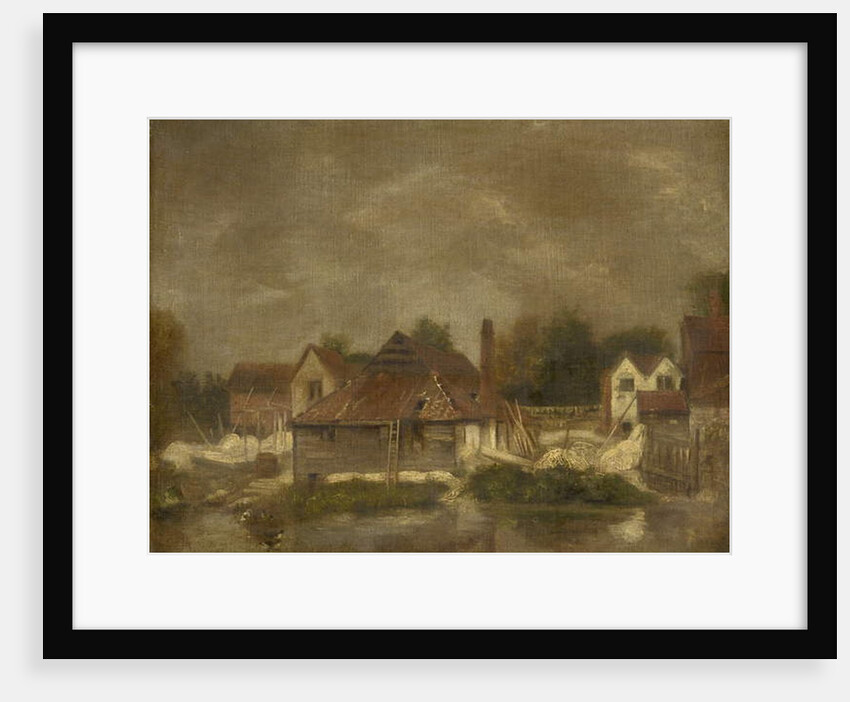 Sheds and Old Houses on the Yare, c.1803 by John Crome