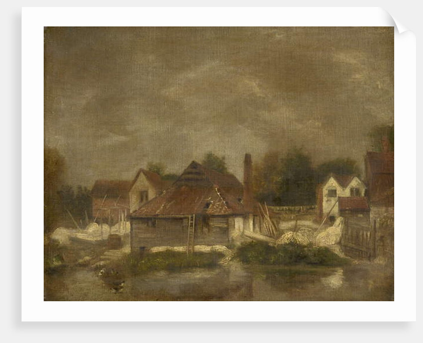 Sheds and Old Houses on the Yare, c.1803 by John Crome