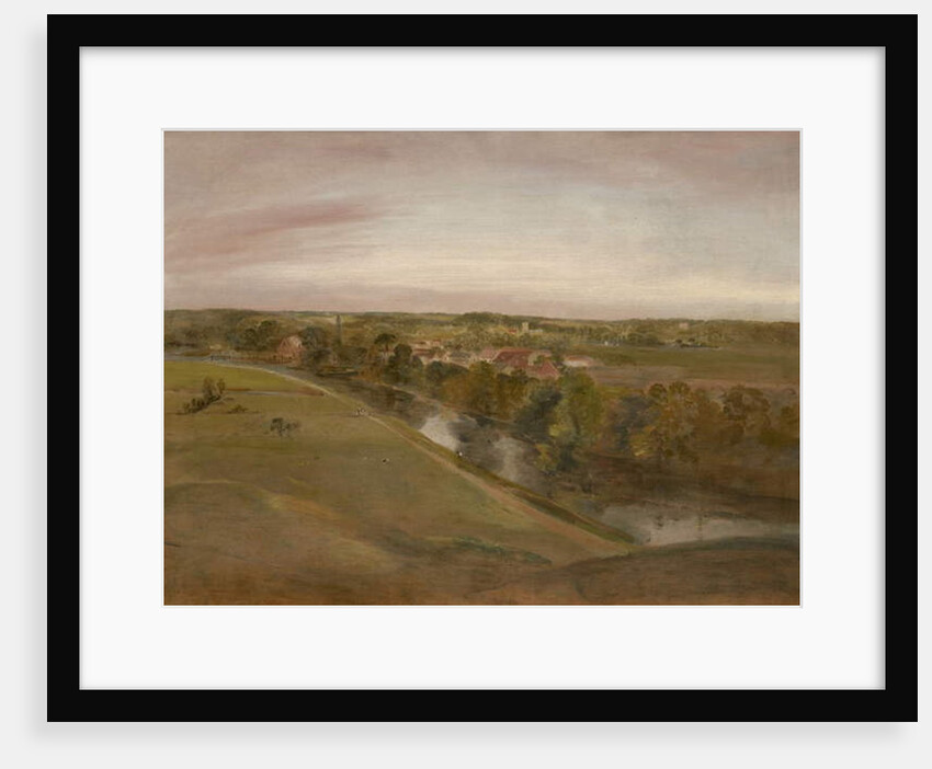Stratford Saint Mary from the Coombs, c.1800 by John Constable