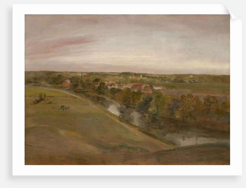 Stratford Saint Mary from the Coombs, c.1800 by John Constable