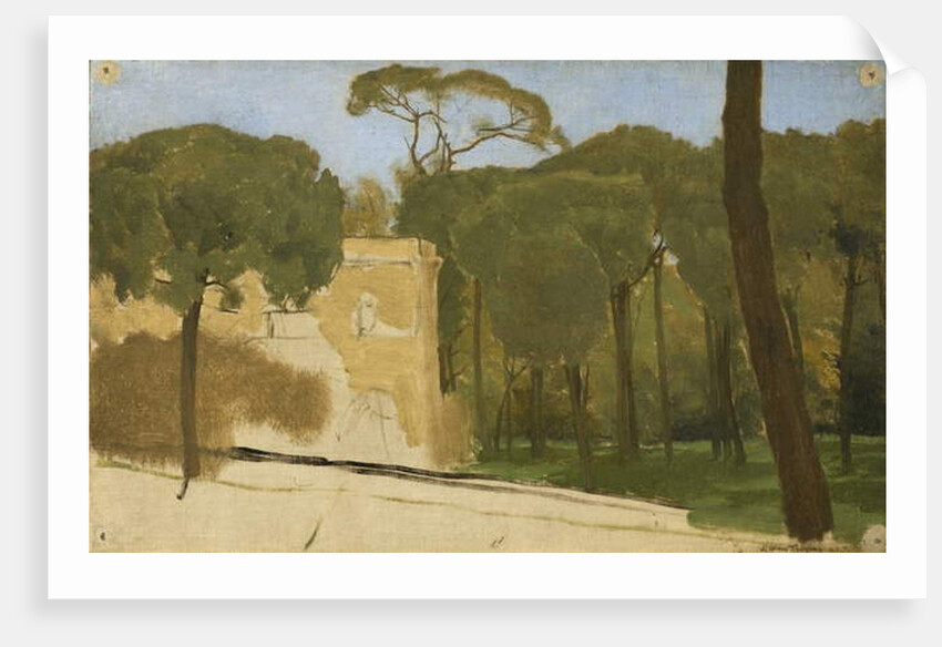 Pine Trees in a Roman Park, 1876 by Lawrence Alma-Tadema