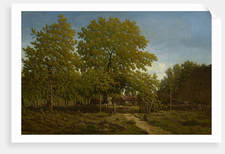 Farm in the Landes, 1844-67 by Theodore Rousseau