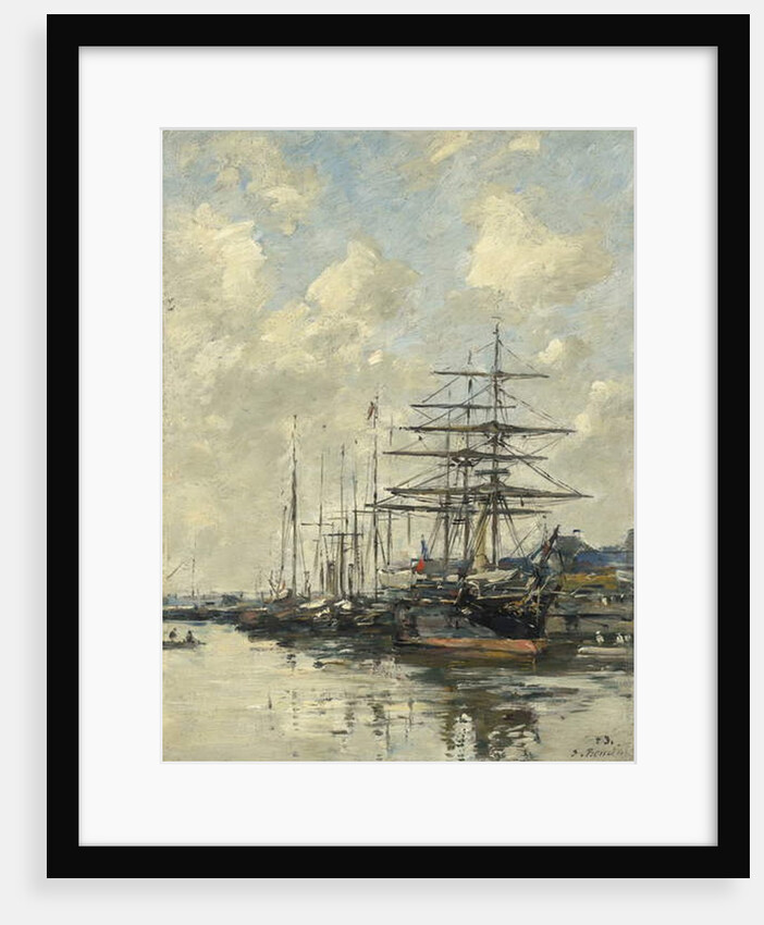 Deauville, the Boat Basin, 1887 by Eugene Louis Boudin