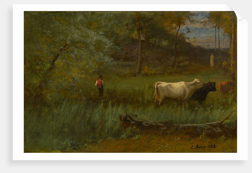 A Pastoral, c.1882-85 by George Snr. Inness