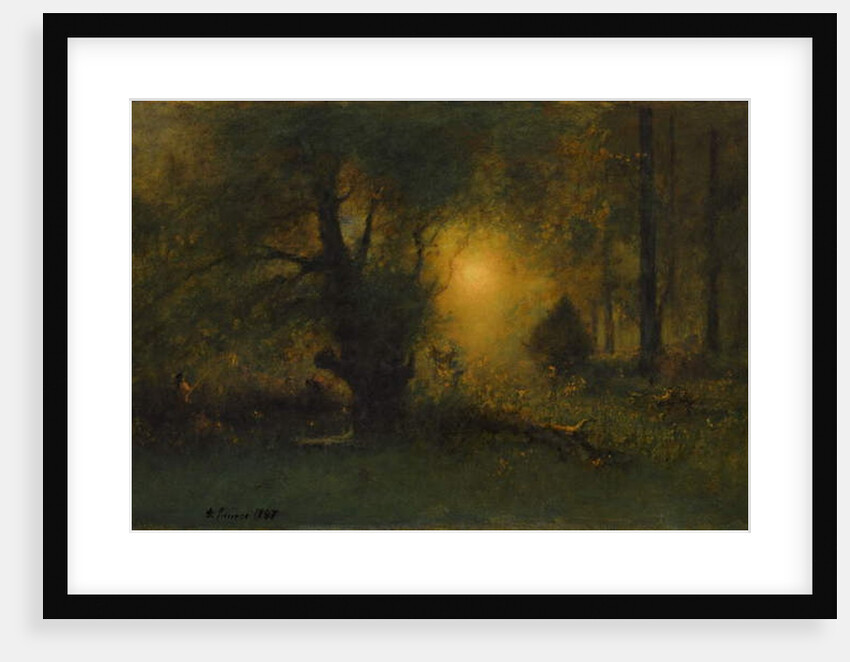 Sunrise in the Woods, 1887 by George Snr. Inness
