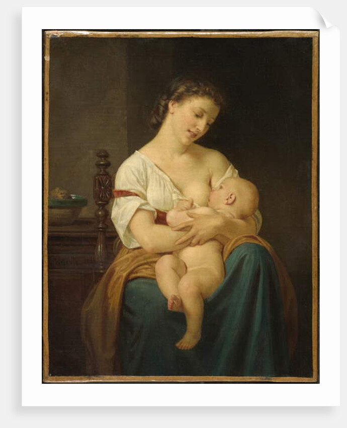 Mother and Child, c.1869 by Hugues Merle