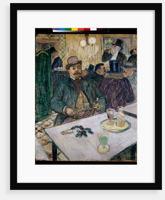 Monsieur Boileau at the Cafe, 1893 by Henri de Toulouse-Lautrec