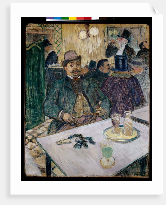 Monsieur Boileau at the Cafe, 1893 by Henri de Toulouse-Lautrec