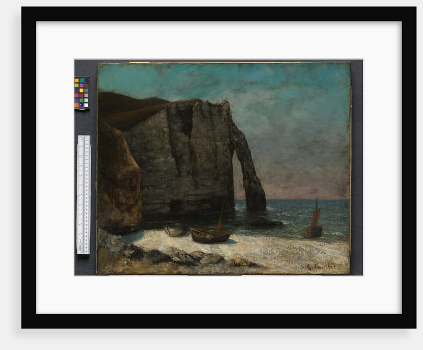 The Cliff at Étretat, after 1872 by Gustave Courbet