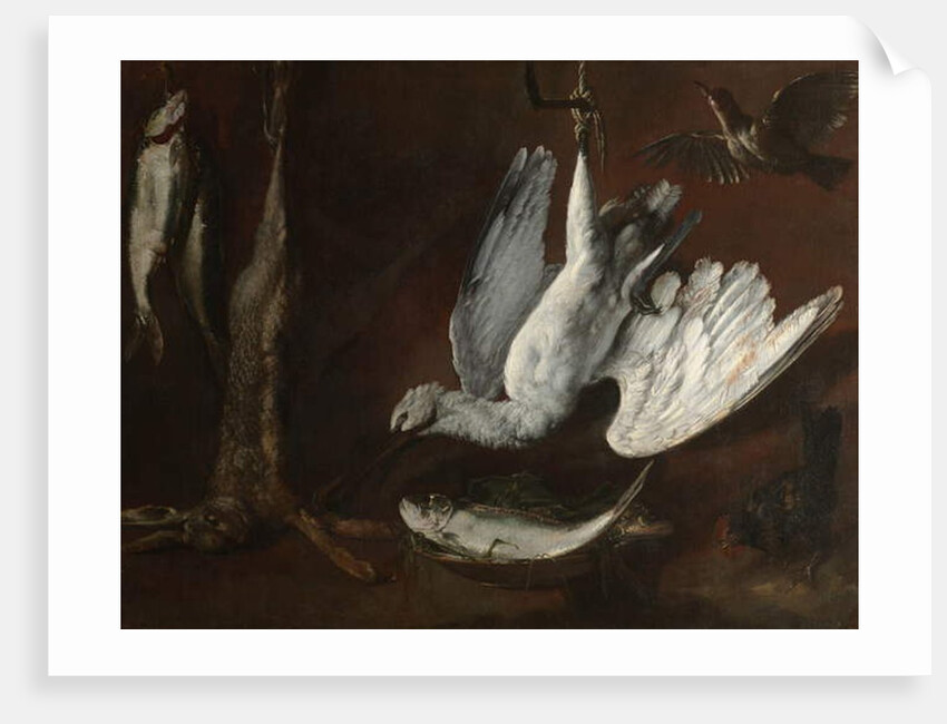 Hare, Spoonbill, and Fish, mid-1600s by Italian School