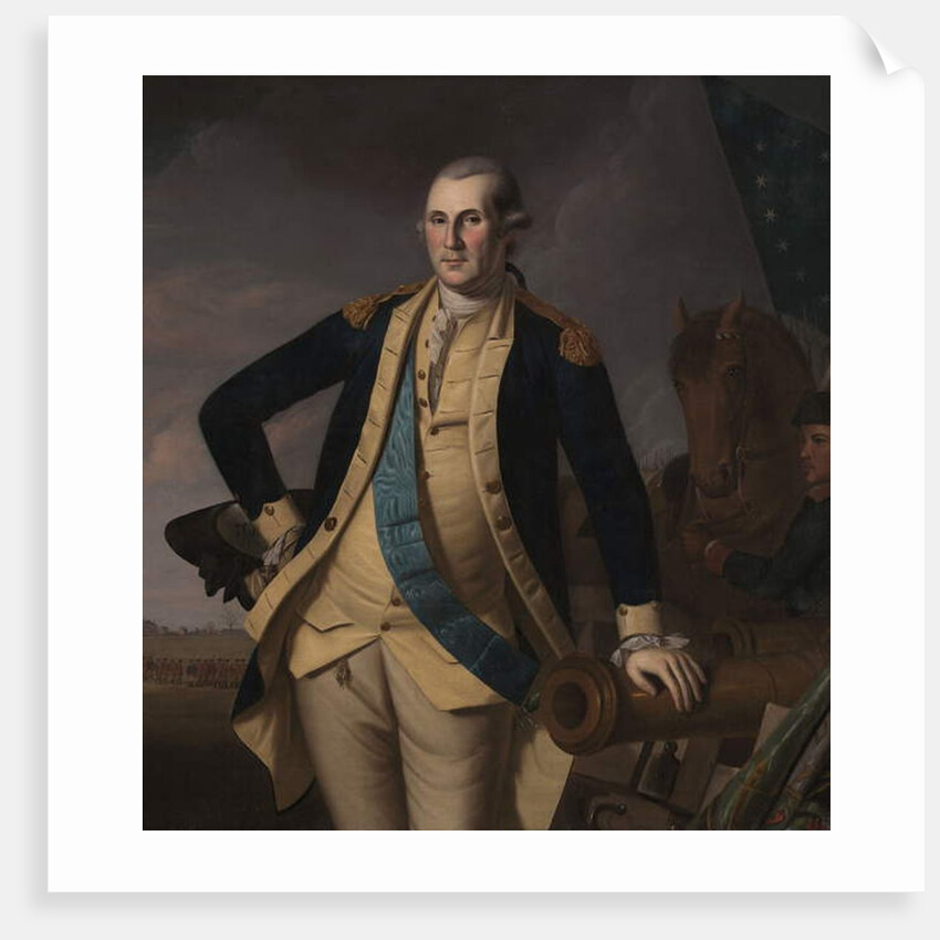 George Washington at the Battle of Princeton, c.1779 by Charles Willson Peale