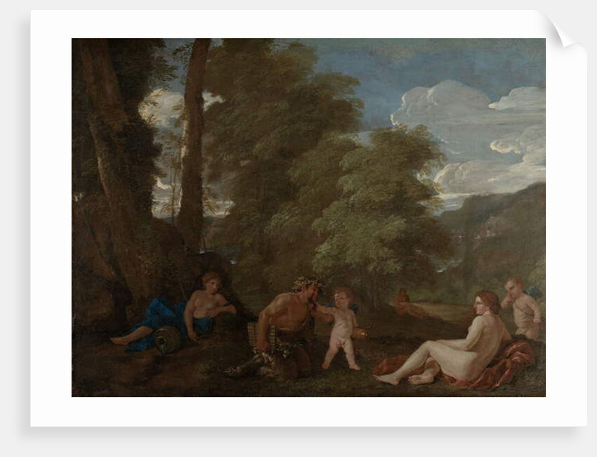 Nymphs and a Satyr, or Amor Vincit Omnia, c.1625-27 by Nicolas Poussin