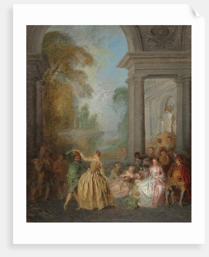 Dancers in a Pavilion, 1720s by Jean-Baptiste Joseph Pater