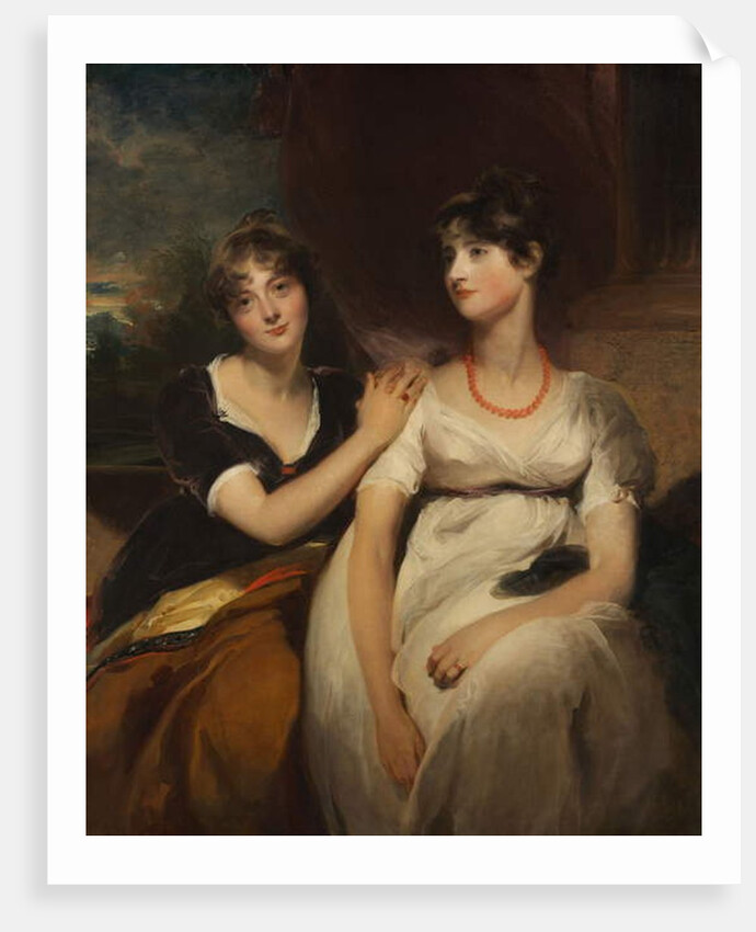 Portrait of Charlotte and Sarah Carteret-Hardy, 1801 by Thomas Lawrence