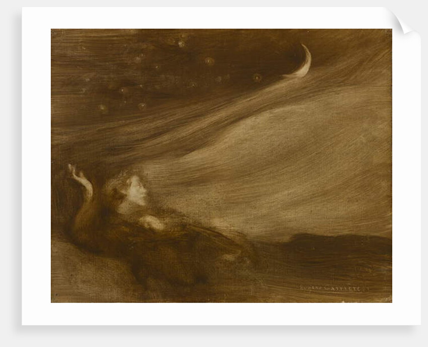 The Contemplator, 1901 by Eugene Carriere