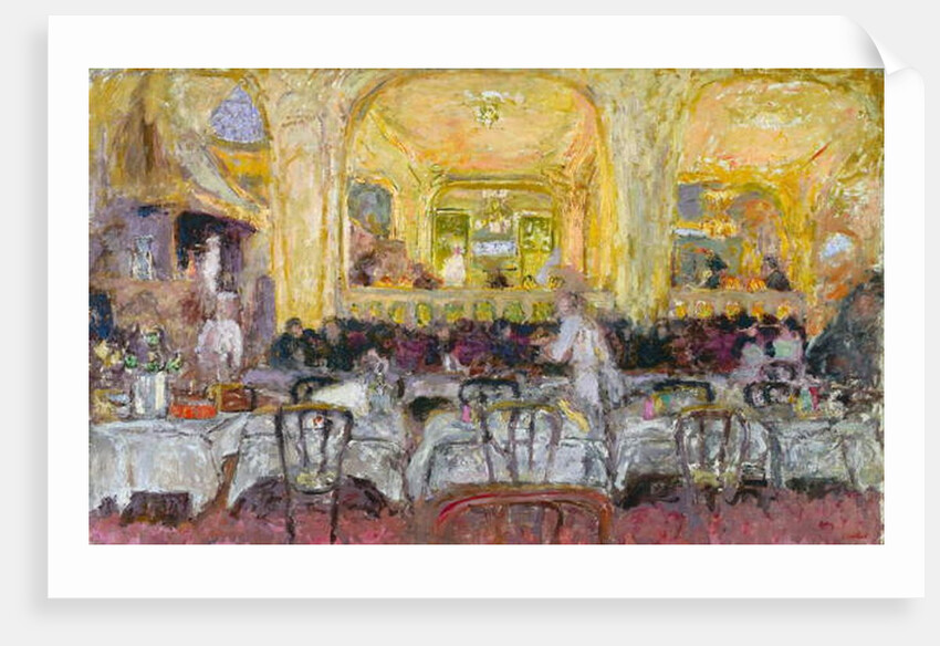 Café Wepler, c.1908-10, reworked in 1912 by Edouard Vuillard