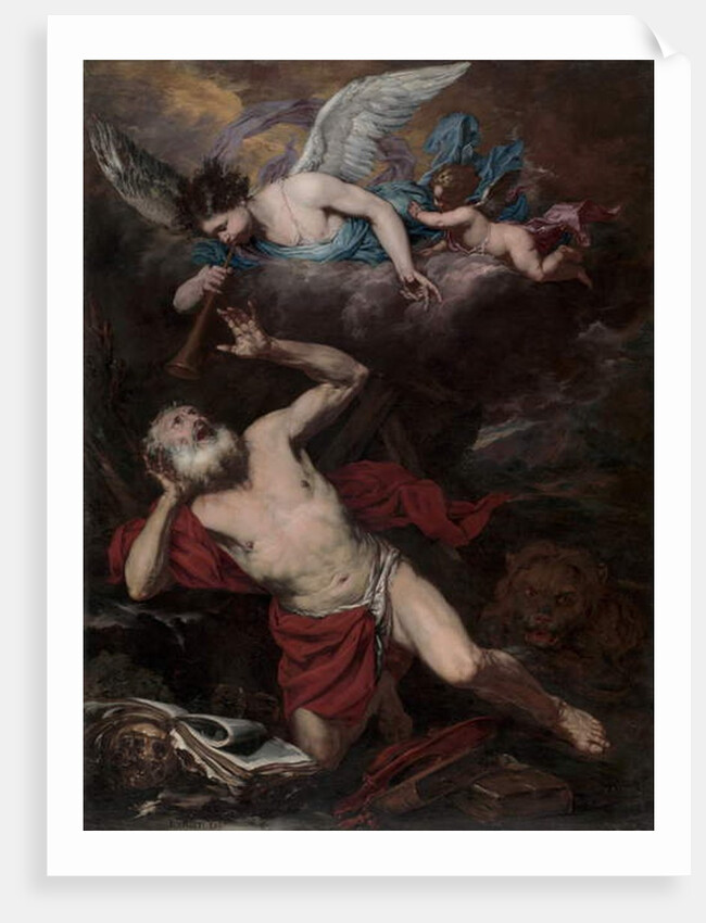 The Vision of St. Jerome, c.1660 by Giambattista Langetti