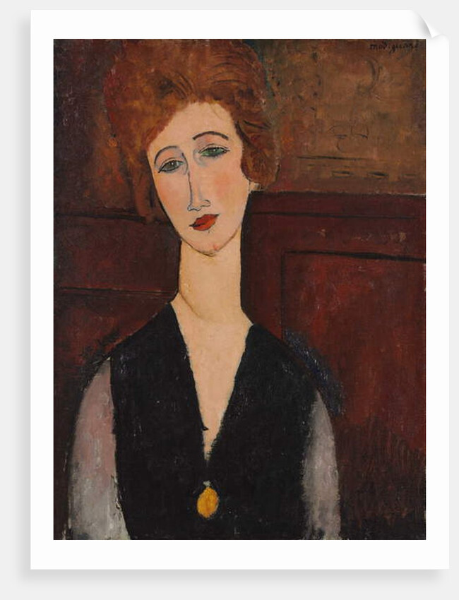 Portrait of a Woman, c.1917-18 by Amedeo Modigliani