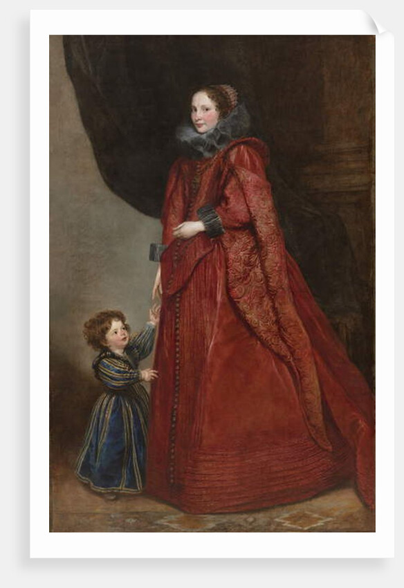 Portrait of a Woman and Child, c.1623-25 by Anthony van Dyck