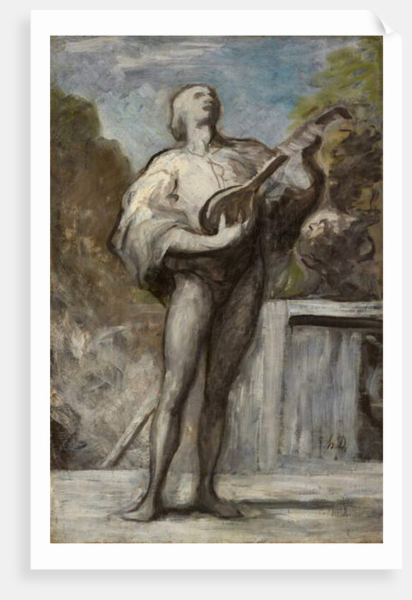 The Troubadour, 1868-1873 by Honore Daumier