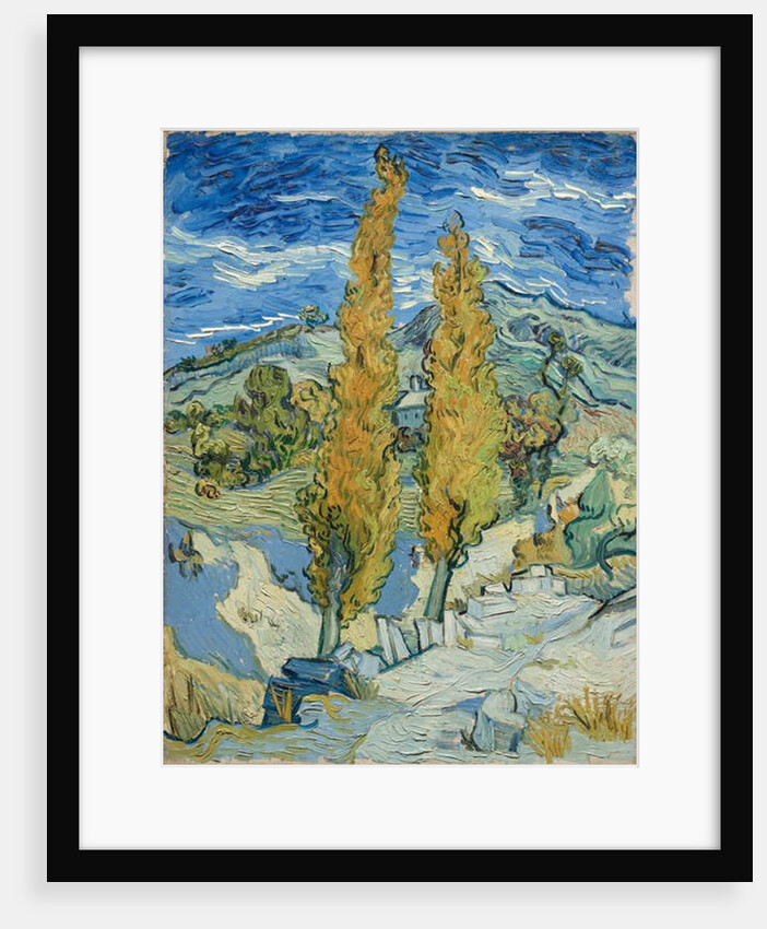 The Poplars at Saint-Rémy, 1889 by Vincent van Gogh