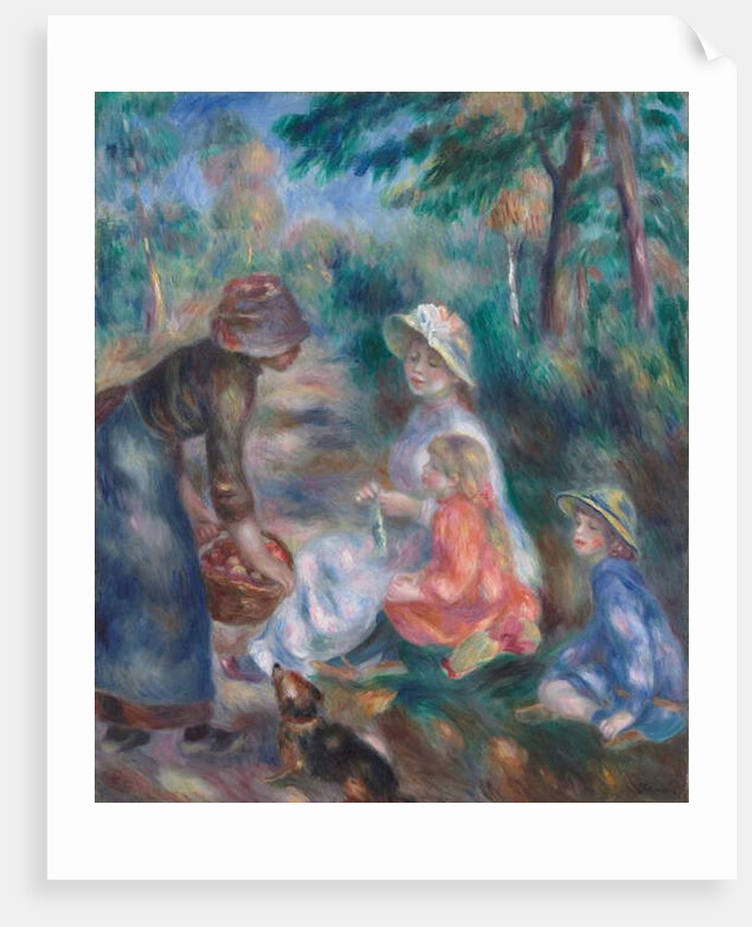 The Apple Seller, c.1890 by Pierre Auguste Renoir