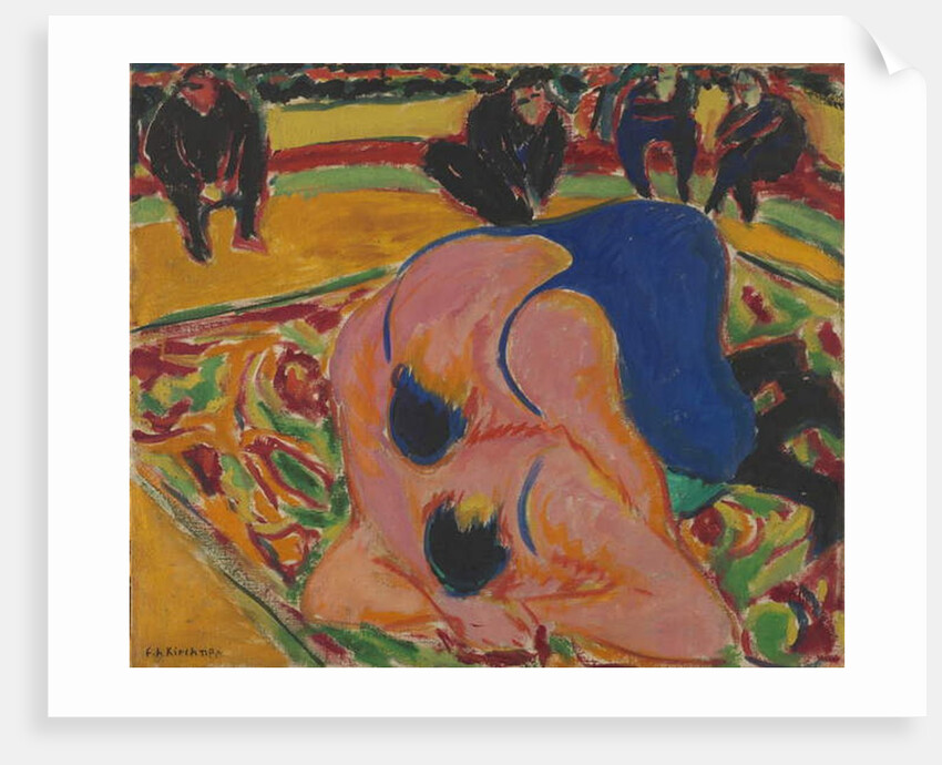 Wrestlers in a Circus, 1909 by Ernst Ludwig Kirchner