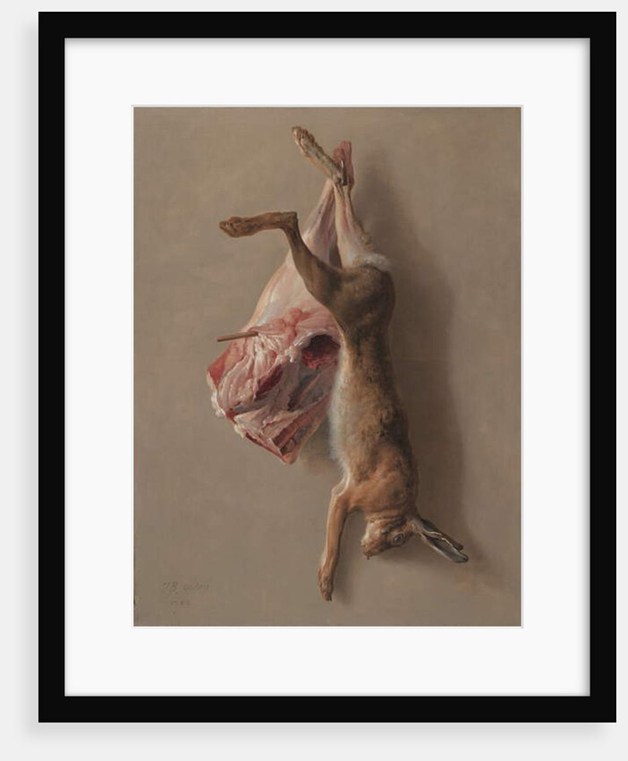 A Hare and a Leg of Lamb, 1742 by Jean-Baptiste Oudry