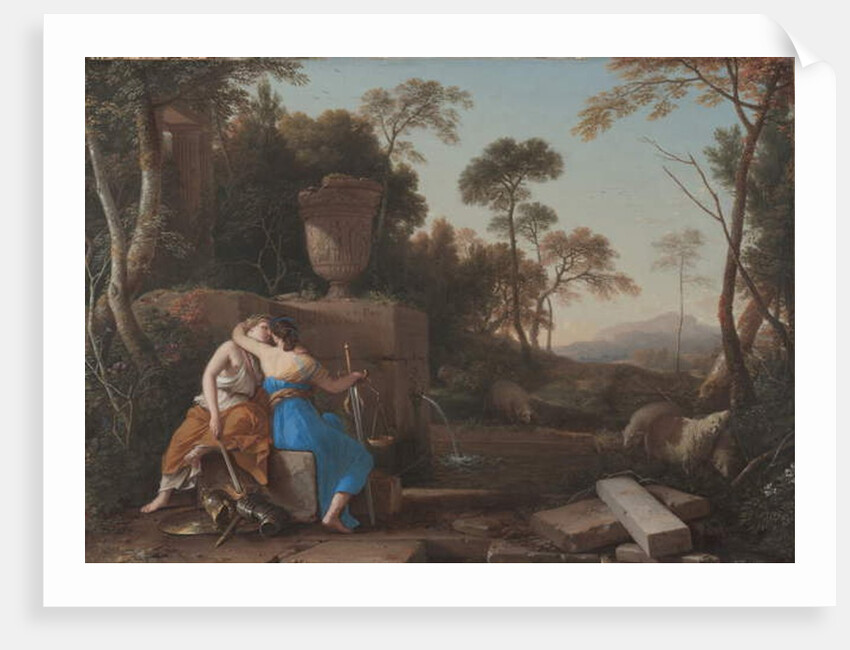 The Kiss of Peace and Justice, 1654 by Laurent de La Hyre
