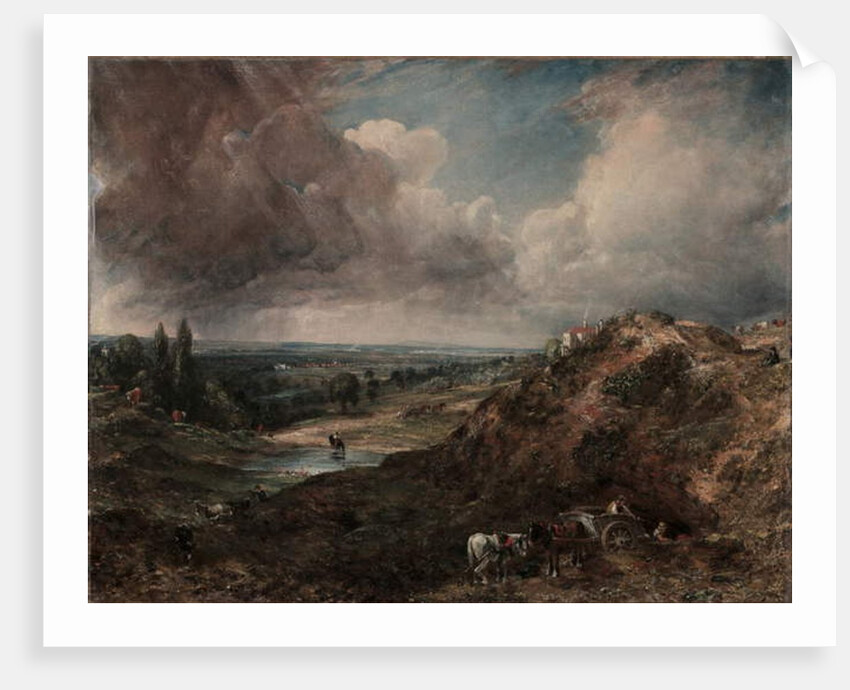 Branch Hill Pond, Hampstead, 1828 by John Constable