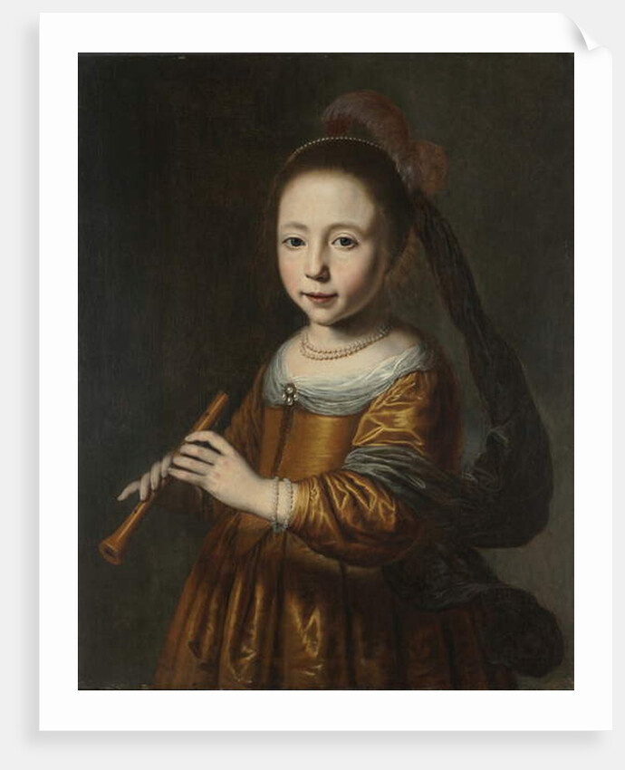 Portrait of Elizabeth Spiegel, 1639 by Dirck Santvoort