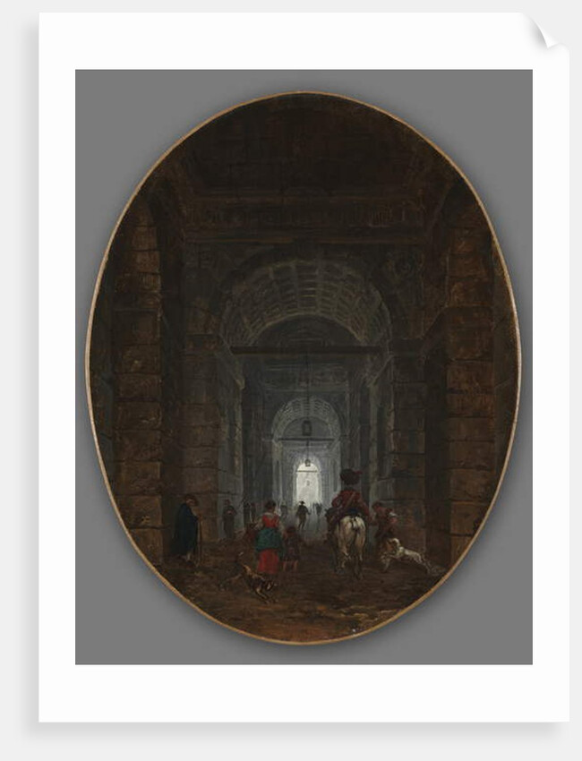 The Grotto of Posillipo, c.1769 by Hubert Robert