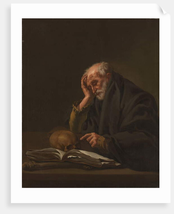 Saint Jerome, c.1621 by Hendrick Ter Brugghen