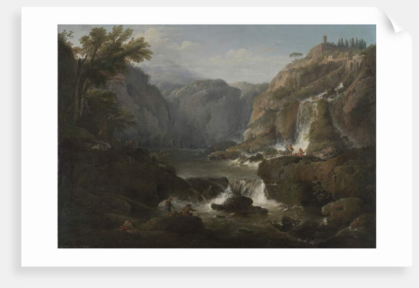 The Waterfalls at Tivoli, 1737 by Claude Joseph Vernet