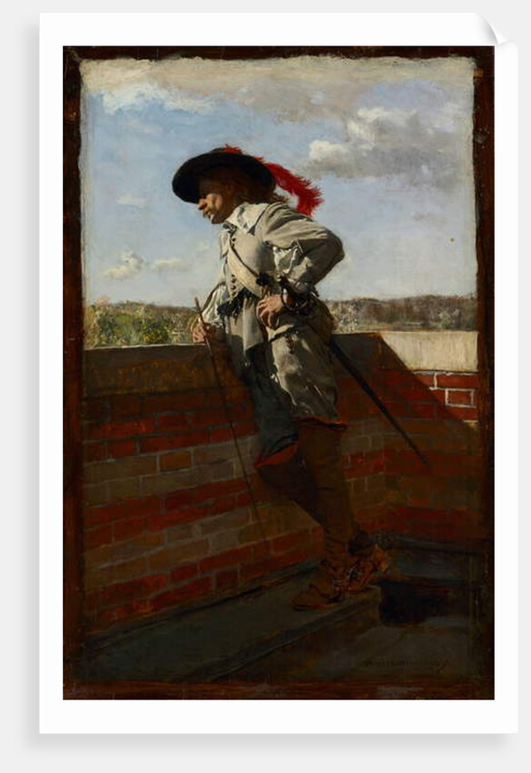 On a Terrace, 1867 by Jean-Louis Ernest Meissonier