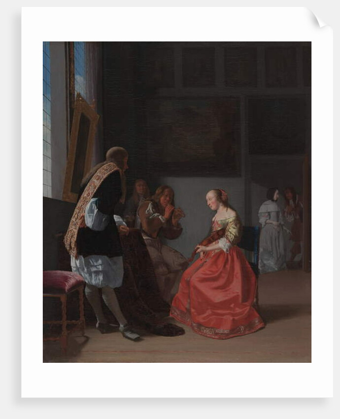 A Musical Company, c.1668 by Jacob Ochtervelt