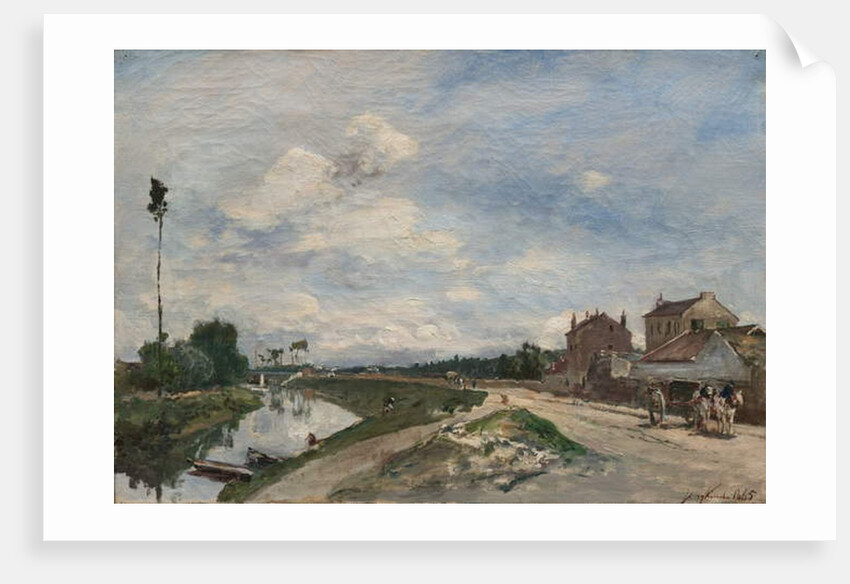 The Seine at Bas-Meudon, 1865 by Johan-Barthold Jongkind
