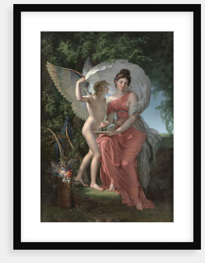 Erato, Muse of Lyrical Poetry, 1800 by Charles Meynier