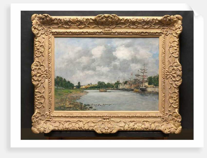 View of the Port of Saint-Valéry-sur-Somme, 1891 by Eugene Louis Boudin