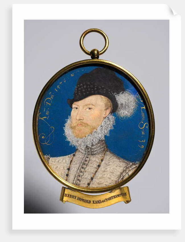 Portrait of Charles Howard, 2nd Baron Howard of Effingham, 1576 by Nicholas Hilliard