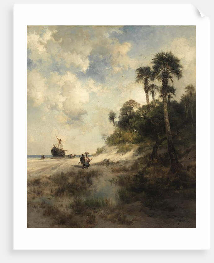 Fort George Island, Florida, 1878 by Thomas Moran