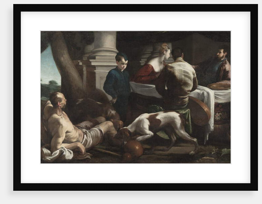 Lazarus and the Rich Man, c.1550 by Jacopo Bassano