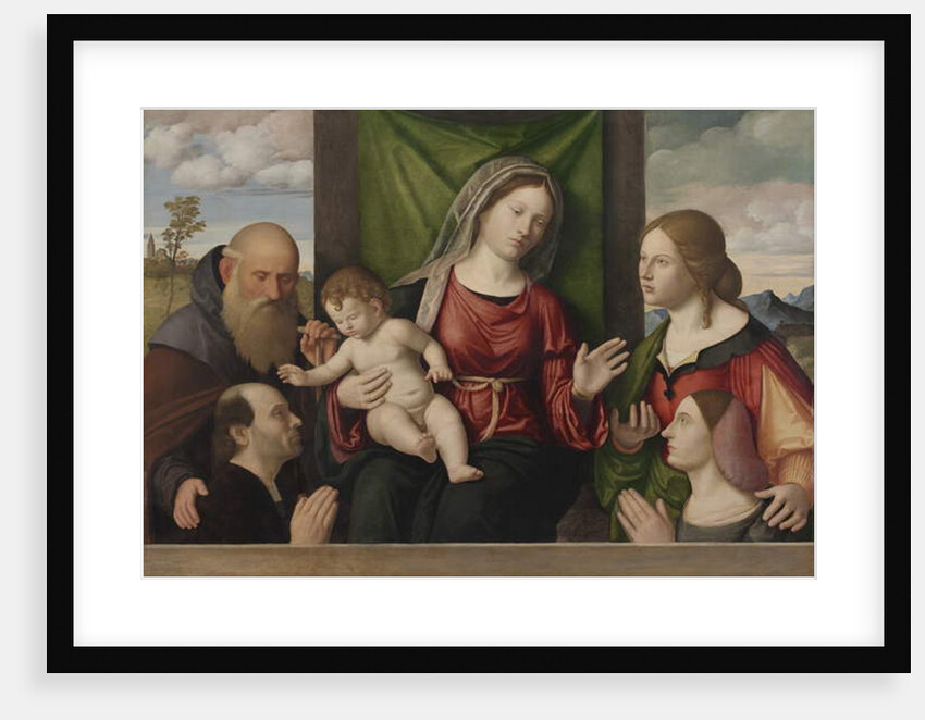 Virgin and Child with Saints and Donors, c.1515 by Giovanni Battista Cima da Conegliano
