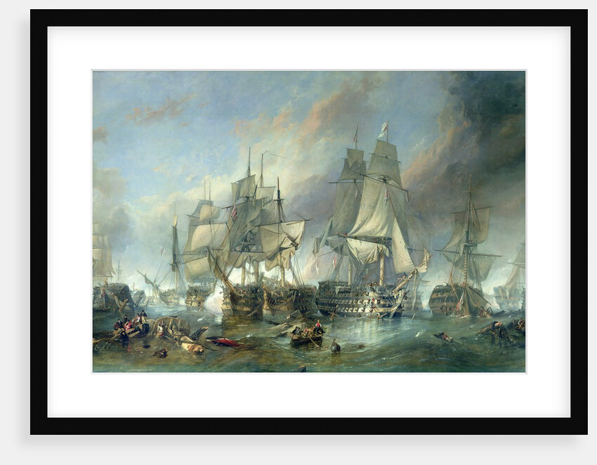 The Battle of Trafalgar, 1805 by William Clarkson Stanfield