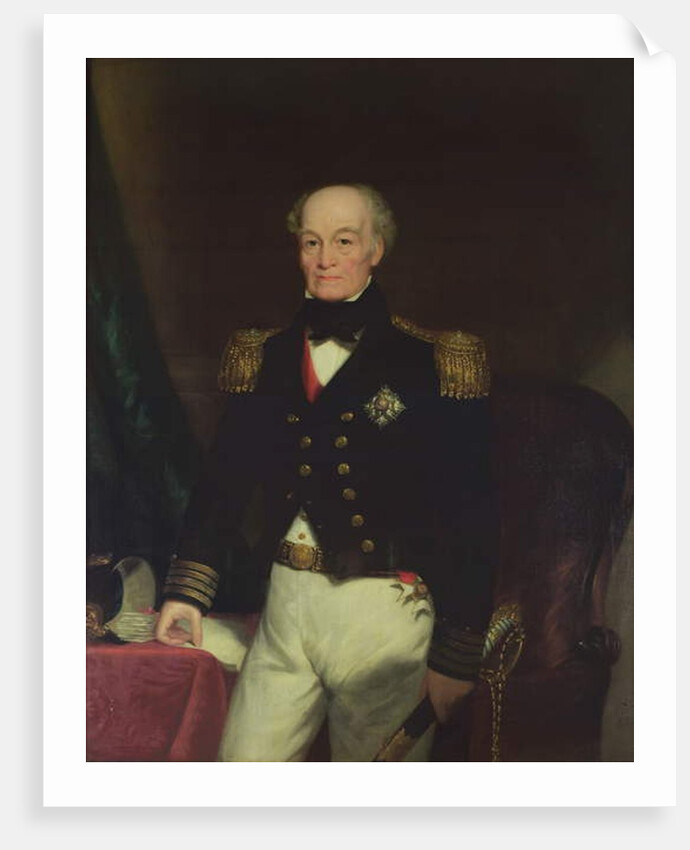 Portrait of Sir Thomas Byam Martin 1852 by Thomas Mackay