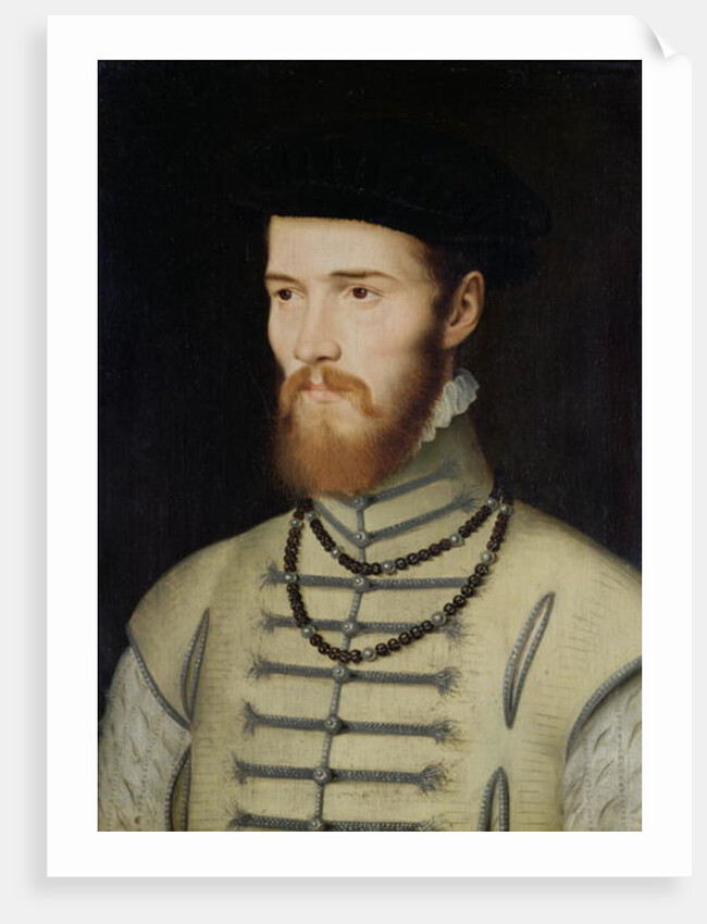 Portrait of a Man, possibly Don John of Austria, c.1570 by Francois Clouet