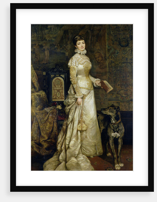 Portrait of Helena Modrzejewska 1880 by Tadeusz Ajdukiewicz